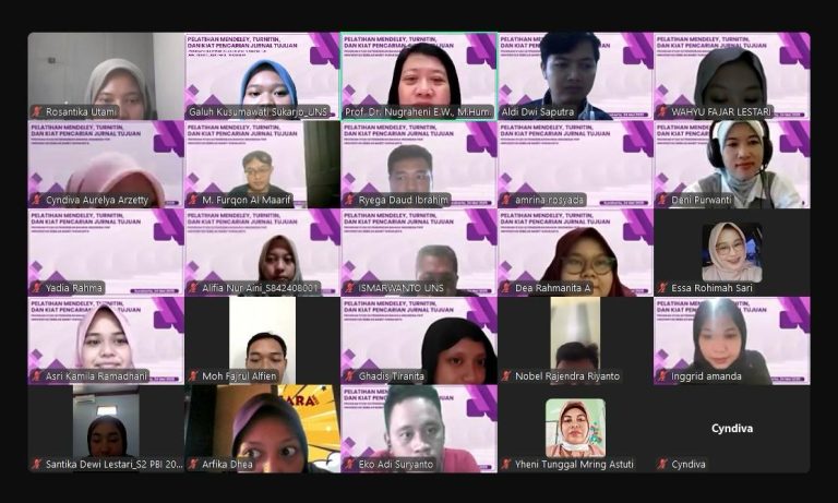 Pelatihan Mendeley, Turnitin, dan Kiat Pencarian Jurnal Tujuan